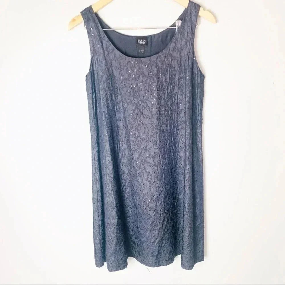 Eileen Fisher Silk Tank Dress Size Small
